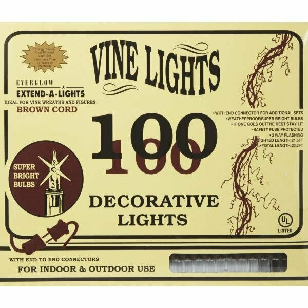 J Hofert Y A 100lt Bw/Clr Vine Lights 2280-02